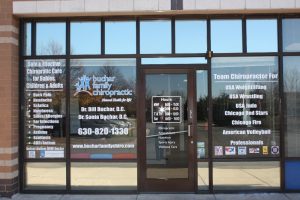 Greensboro Custom Office Signs Copy of Chiropractic Office Window Decals 300x200