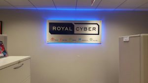 Greensboro Lighted Signs Royal Cyber Indoor Lobby Sign Backlit 300x169
