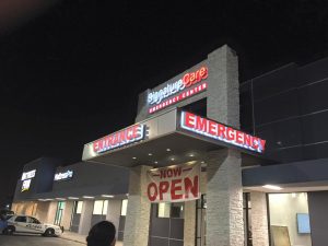 Greensboro Lighted Signs channel letters banner outdoor storefront building illuminated backlit sign 300x225